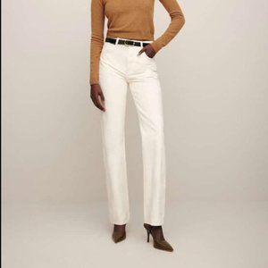 Reformation Size 24 Rowe Mid Rise Relaxed Straight Jeans NWT